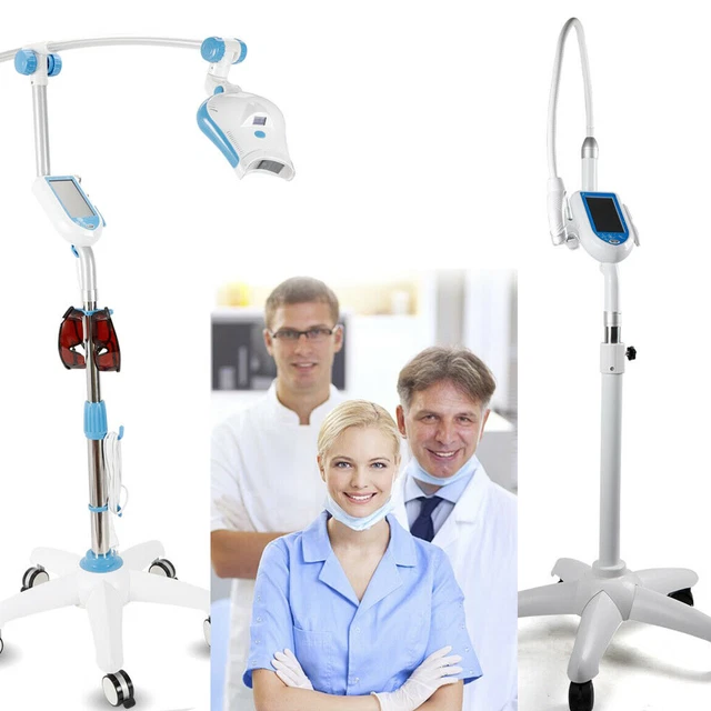 Dental Mobile Teeth Whitening Accelerator Touchscreen Bleaching LED Light Lamp