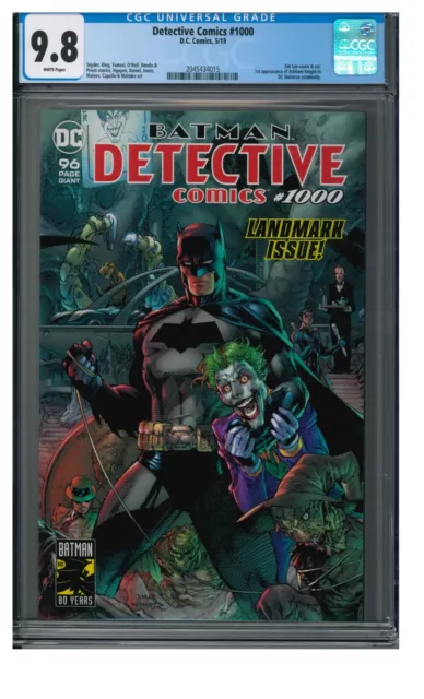 Detective Comics #1000 (2019) Jim Lee Cover CGC 9.8 White Pages K022