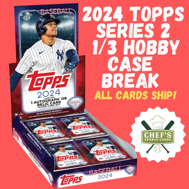 SEATTLE MARINERS 2024 Topps Series 2 1/3 Hobby Case (4 Box) Break