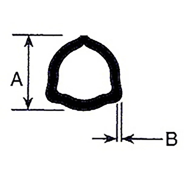 9842395 Triangular Inner Profile Tube Fits Ford New Holland Hay Tedder 157