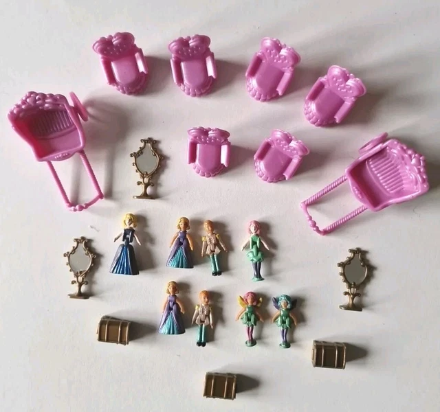🌸VINTAGE BLUE BOX Toys Tiny Dreams Fairy Palace Crystal Castle Dolls