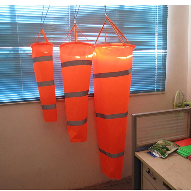 0,8 m Dauerhafter Rip-Stop Verdickter, wasserdichter fluoreszierender Windsack m