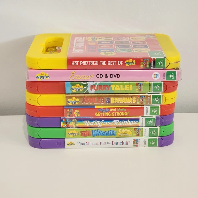 WIGGLES DVD BUNDLE Bulk x 8 Original Cast Merchandise Vintage 00s Rare ...