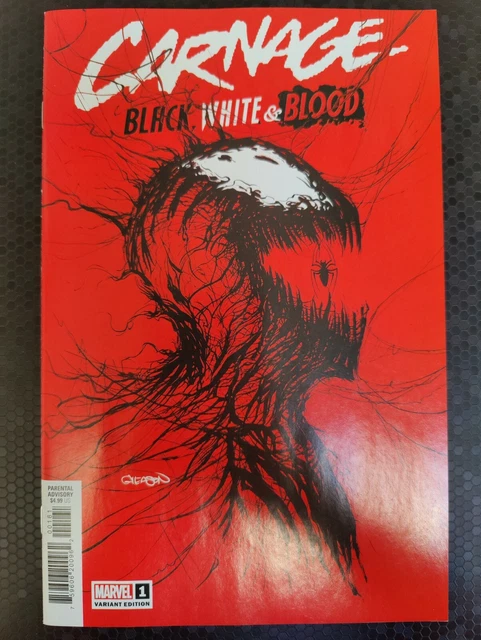 Carnage Black White & Blood #1 Gleason Variant 1St Print 2021 Nm Unread 💎