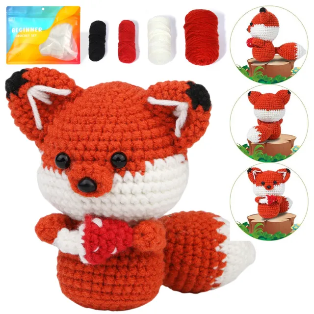 Dinosaur Crochet kit. Amigurumi Dinosaur. Amigurumi Crochet Kit