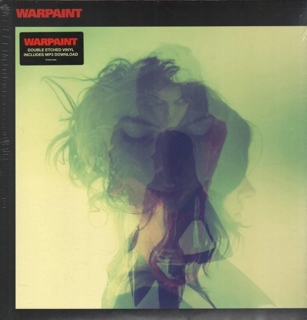 LP VINYLE ÉPONYME Warpaint Europe Rough Trade 2014 3 faces 2 LP lot