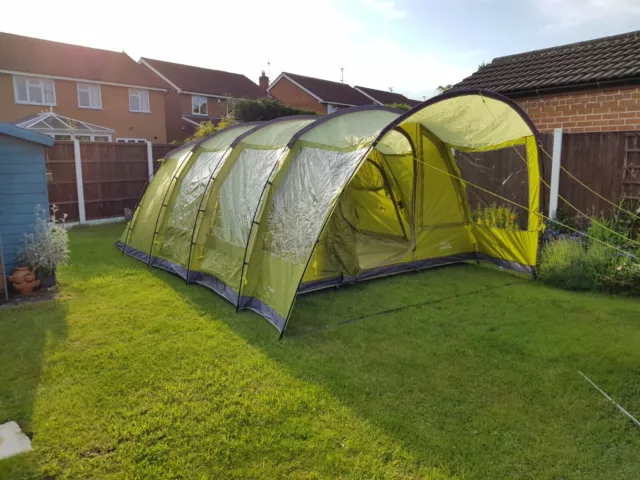 VANGO LANGLEY 600XL Herbal with Footprint carpet and Side