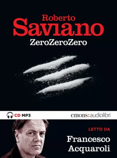 Audiolibro audiobook cd MP3   ZeroZeroZero  ROBERTO SAVIANO   usato