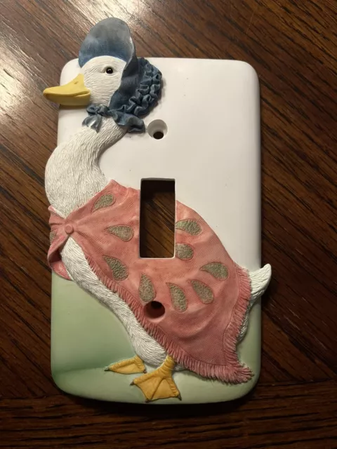 Jemima Puddle-Duck Light Switch  Cover The World of Beatrix Potter 2002