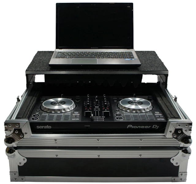 Harmony HCMINILT Flight Glide Laptop Stand Road DJ Custom Case Vestax VCI-380 2