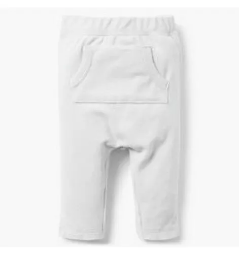 Gymboree Baby/ Toddler Soft Light Blue Grey Terry Cloth Pants Bottoms NWT(230)