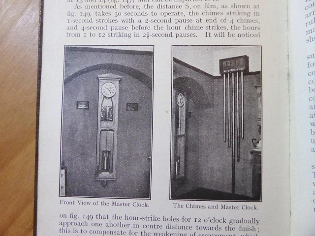 1920S ELECTRIC MASTER CLOCKS BOOK + SLAVES SECONDS & SYNCHRONOME CLOCK ...