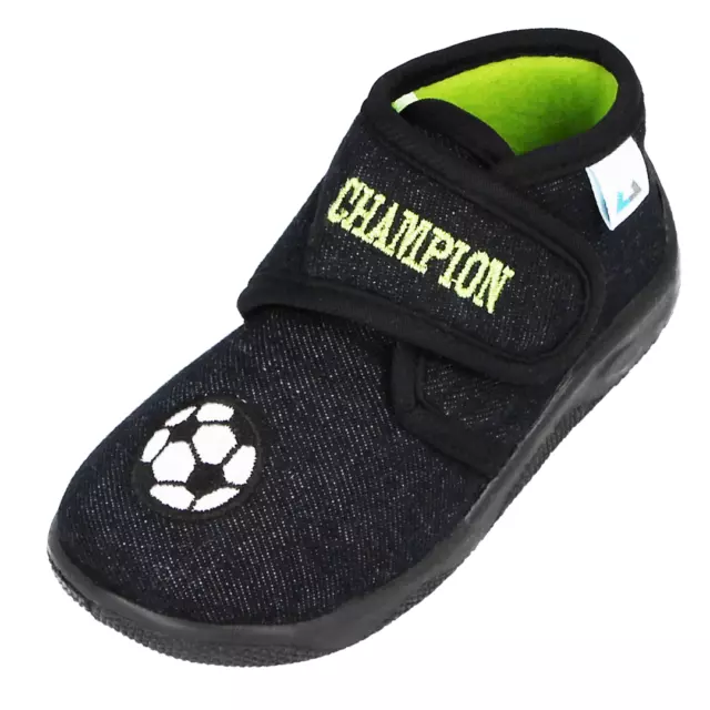 Jungen Säugling Kinder Baby Fußball einfach zu befestigen Riptape Riemen Vlies Hausschuhe Stiefel