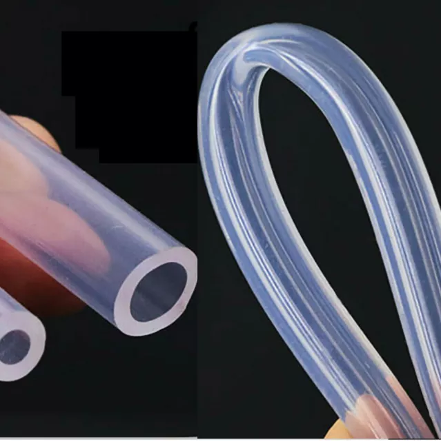 5/10m Clear Food Grade Silicone Tubing Flexible Hose Milk Water Tube Pipe tool