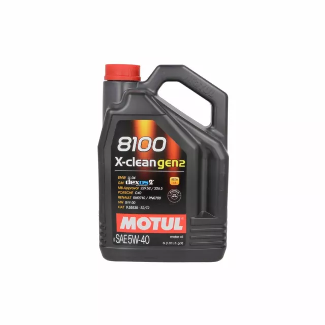 Motoröl MOTUL 8100 X-Clean GEN2 5W40 5L