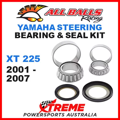 All Balls 22-1025 Steering Head Stem Bearing Kit Yamaha Xt225 Xt 225 2001-2007