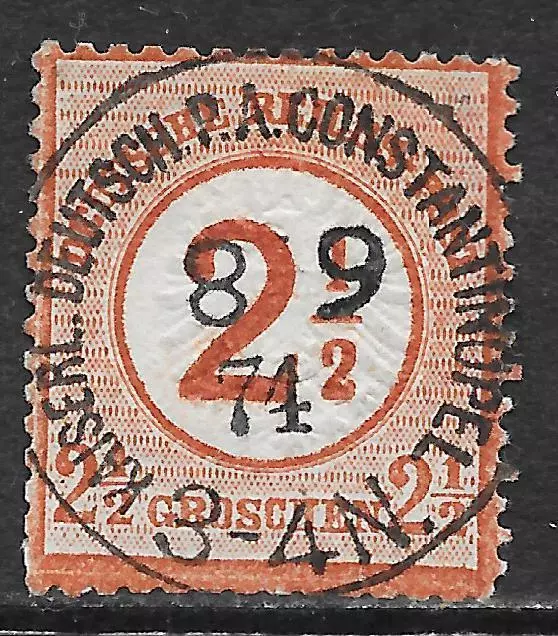 German Turkey stamps 1872 MI Forerunner V29  VF