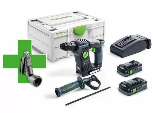 Festool Akku-Bohrhammer  BHC 18 HPC 4,0 I Plus 2 X Akku 576513 Bohrstaubd 577196