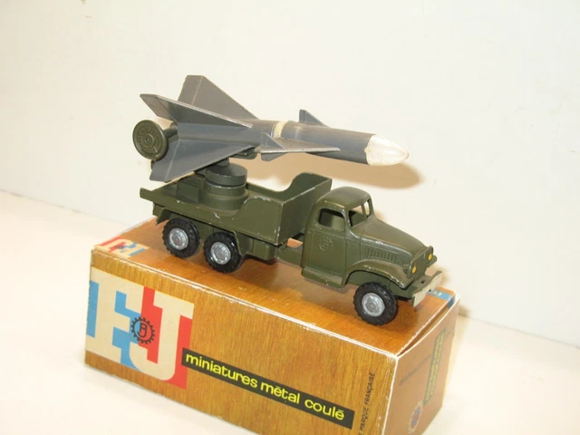 FJ, 1 fusée BLANCHE pour camion DODGE ou GMC france jouet militaire RUSSE