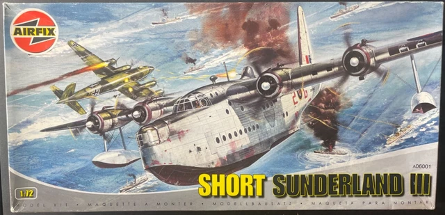 Airfix Short Sunderland III 06001 1/72 NIB Model Kit ‘Sullys Hobbies
