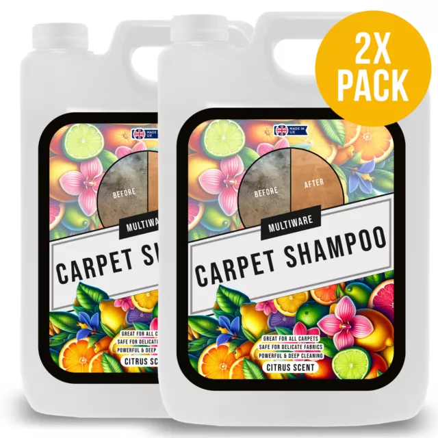 Carpet Shampoo Cleaner Pet Magic Citrus Deodoriser Vax Machine Solution 10 Litre