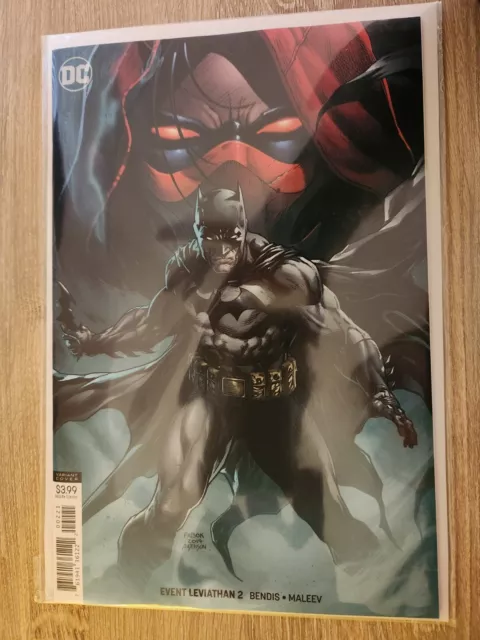 Event Leviathan 2 Variant Cover Jason Fabok Cover Dc Comics 2019 Batman