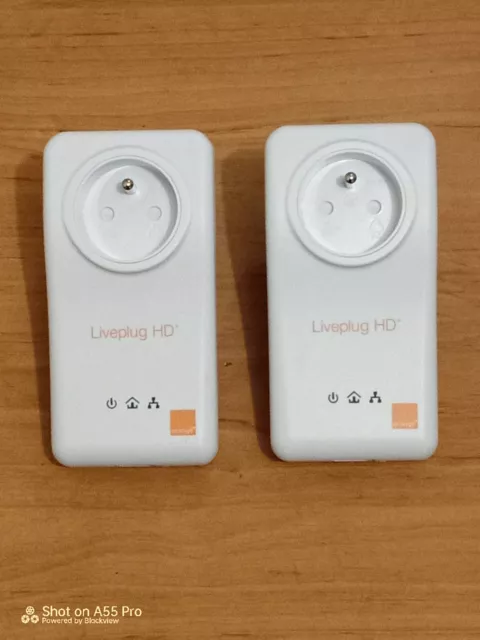 2 Cpl Liveplug HD+ Orange 200Mbps MT:2330