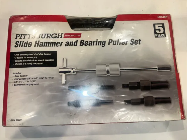 New Pittsburgh Slide Hammer And Bearing Puller Set, Free Shipping