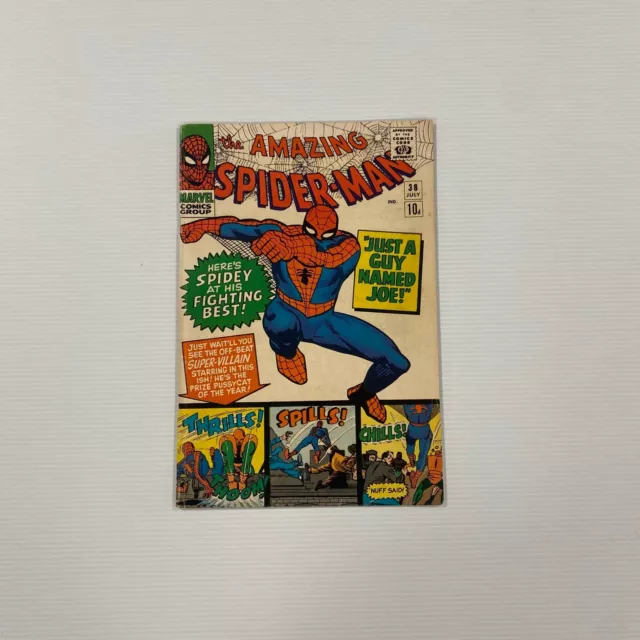 Amazing Spider-Man #38 1966 sehr guter Zustand Cent Kopie endgültige Ditko Kunst