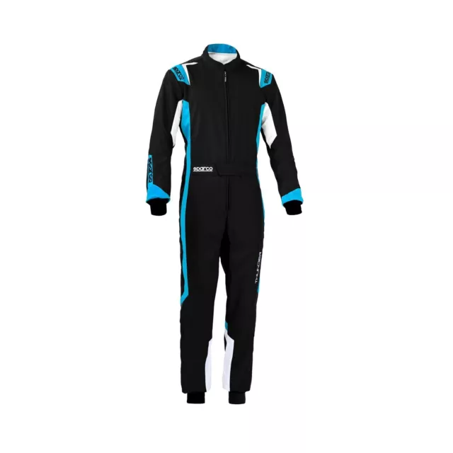 Neu Sparco Kinder Kartoverall THUNDER MY20 Schwarz/Blau CIK (120) 2