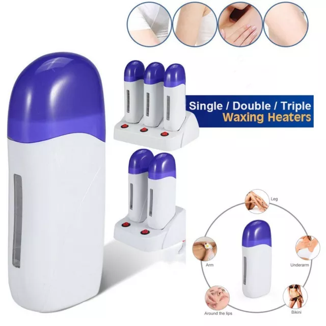 Depilatory Roll On Wax Heater Waxing Cartridge Hair Removal Hot Wax Machine