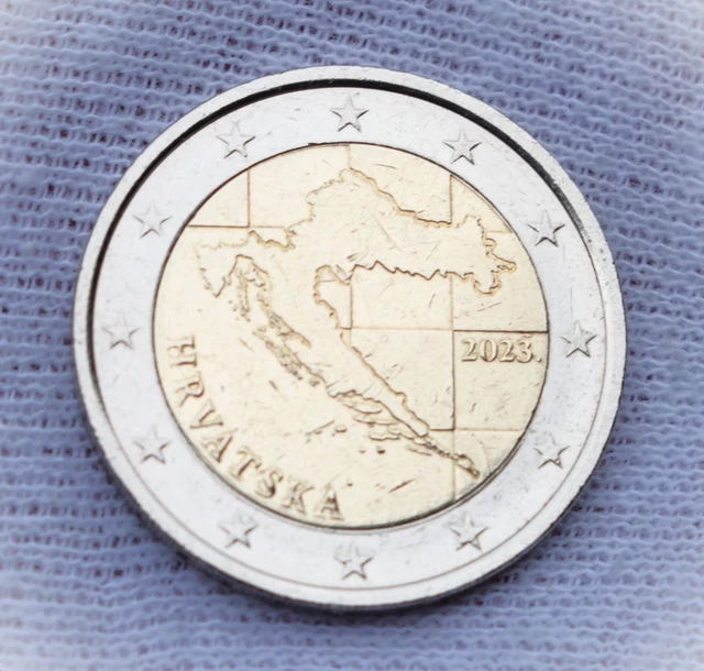 Elegantes Hrvatska Euro Mnze Bildnull