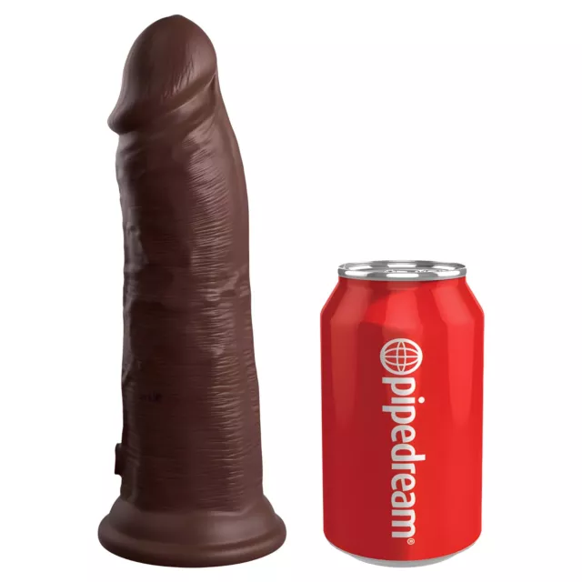 King_Cock_Elite 8 Inch Dual Density_Cock_Flesh Brown