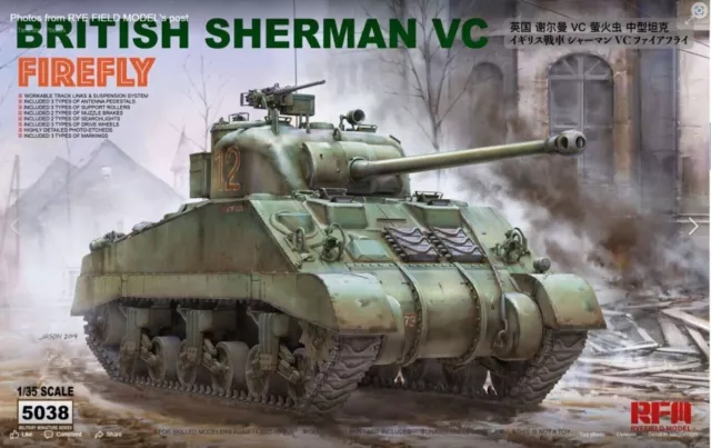 Rye Field 5038 - 1/35 Sherman VC Firefly model kit