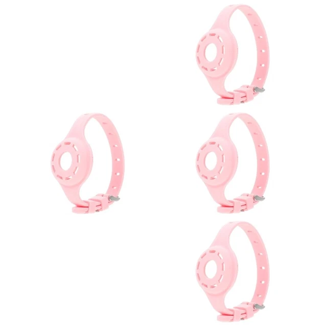 4 pezzi supporto coperchio localizzatore silicone collare animale domestico custodia antiperdita semplice