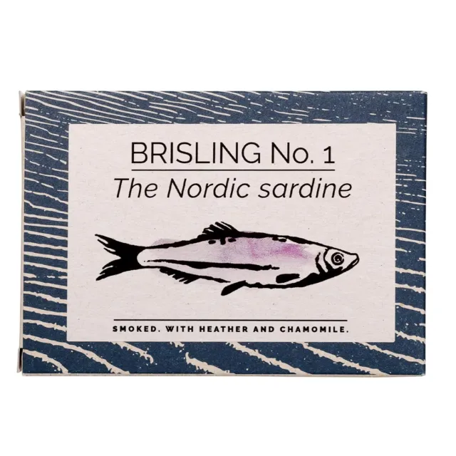FANGST Brisling n. 1 la sardina nordica affumicata con erica e camomilla