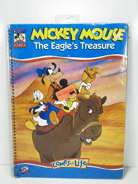 MICKEY MOUSE THE EAGLES TREASURE Comes to Life Yes! Interactive Books MIP 1995