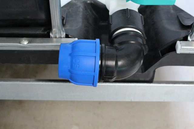 Tankdurchführung Außengewinde X 90 ° Winkel Schlauchtülle