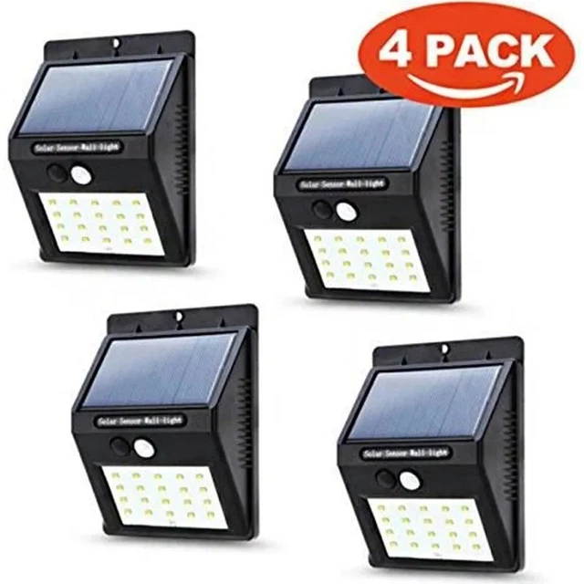 Lampe Solaire Eclairage Extérieur 20 LED Etanche Avec Détecteur de Mouvement