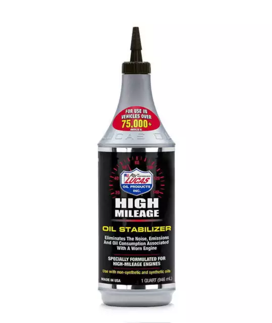 Lucas Oil 10118 High Mileage Oil Stablizer