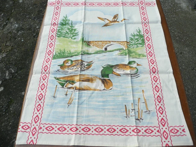 Torchon Vintage Révolution Française 1789/1989 – 100% Coton – GAUFREX