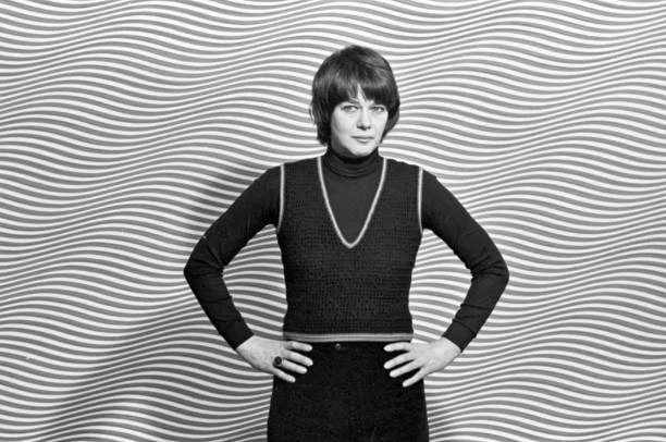 English Op Artist Bridget Riley 2 Old Dance Ballet Photo
