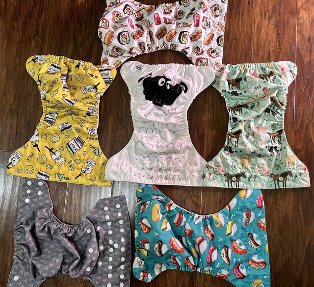 Baby Cloth Diaper Lot EUC!
