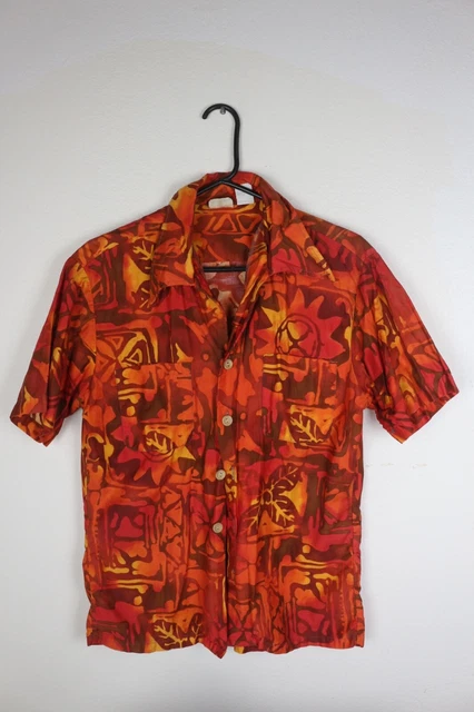 Vintage Abstract Design "Pennys Par Excellence Towncraft" Hawaii Shirt