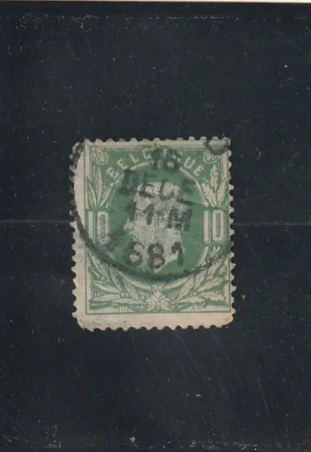 L5315 BELGIQUE TIMBRE N° Y & T 30 de 1869-78 " Leopold II " Oblitéré