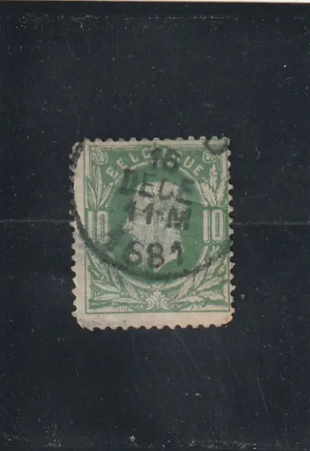L5315 BELGIQUE TIMBRE N° Y & T 30 de 1869-78 " Leopold II " Oblitéré