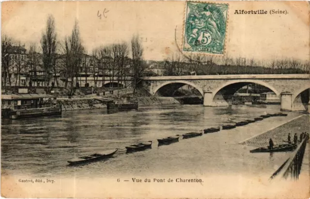 CPA ALFORTVILLE view of the Pont de Charenton (600076)