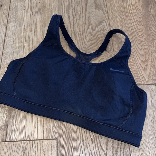 NIKE SPORTS BRA Womens Small Black Dri-Fit Victory Shape High Support Size  L £0.99 - PicClick UK