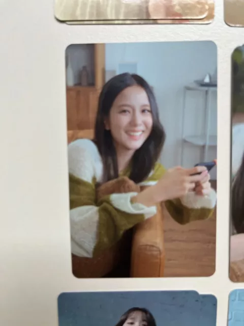 JISOO Official Photocard BLACKPINK Album THE GAME Kpop