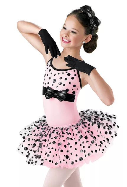 NEW Weissman "On the Town" Dance Costume Skate Dress 6200 Child Pageant Tap